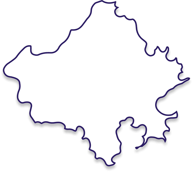 Rajasthan map